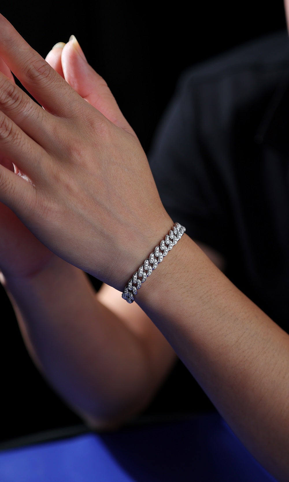 The Light Of Faith Luxury Fashion Mossan Diamond Bracelet