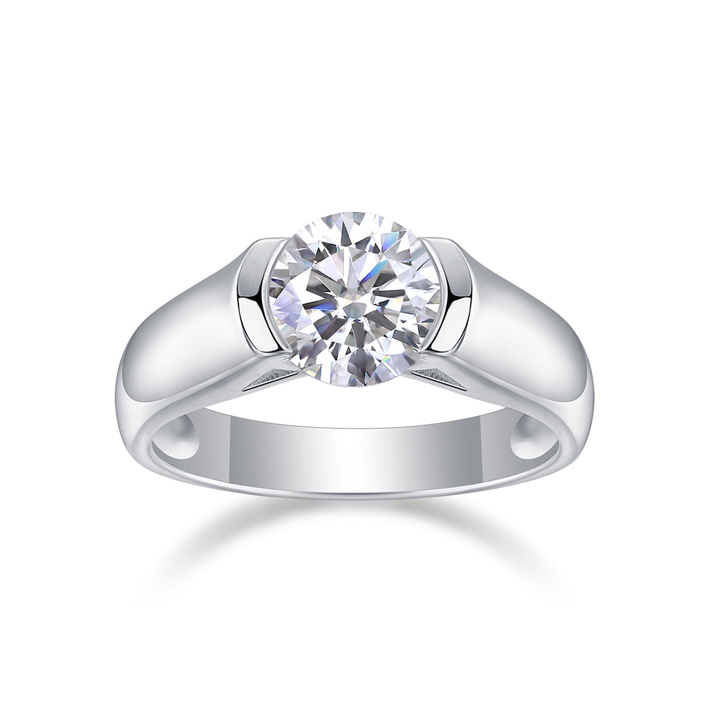 The Love Of Your Life - 2-Carat Moissanite Wedding Ring