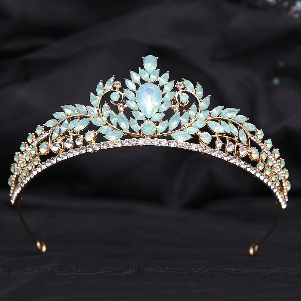 Crystal & Protein Stone Bridal Crown | Silver & KC Gold | Multiple Styles | Wedding Headdress