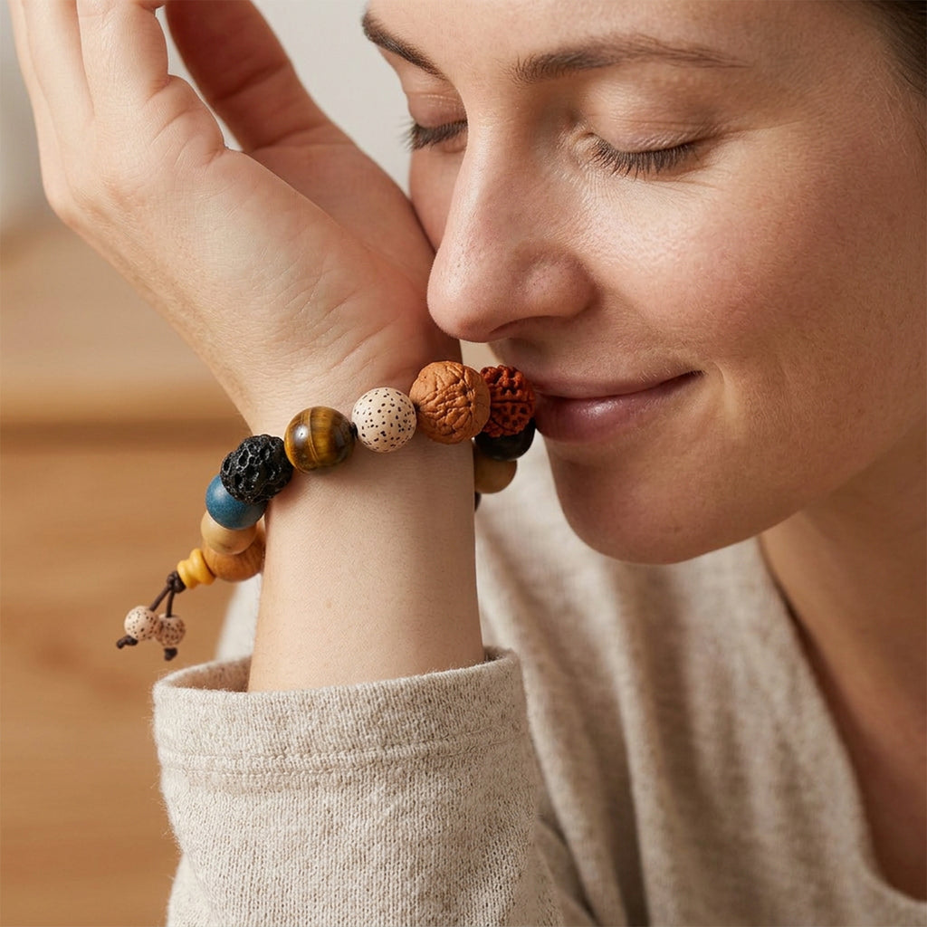 Traditional Chinese Medicine Five Elements Bracelet | Wu Xing | 4 Bead Sizes | Qi Balance