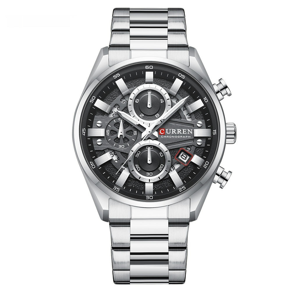 Men's Sporty Multifunctional Fashion Watch | 12mm | 5 Color Combinations | Bold Statement Watch