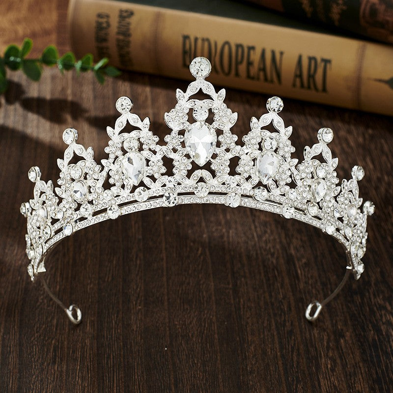 Wedding Crown Headdress | 18 Colors | Gold & Silver | Korean Style | Bridal & Occasion