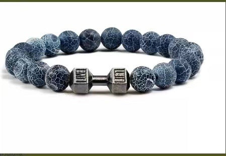Natural Stone Beaded Bracelet | Volcanic Rock & Frosted Stone | 11 Styles | Unisex