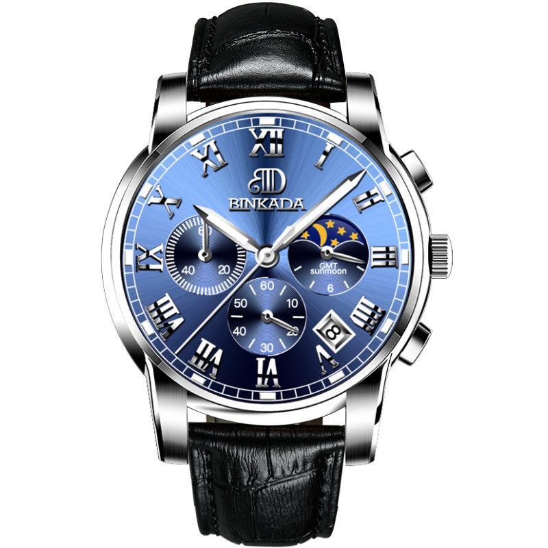 Men's Fashion Quartz Watch | Stainless Steel | Leather & Steel Belt | 8 Styles
