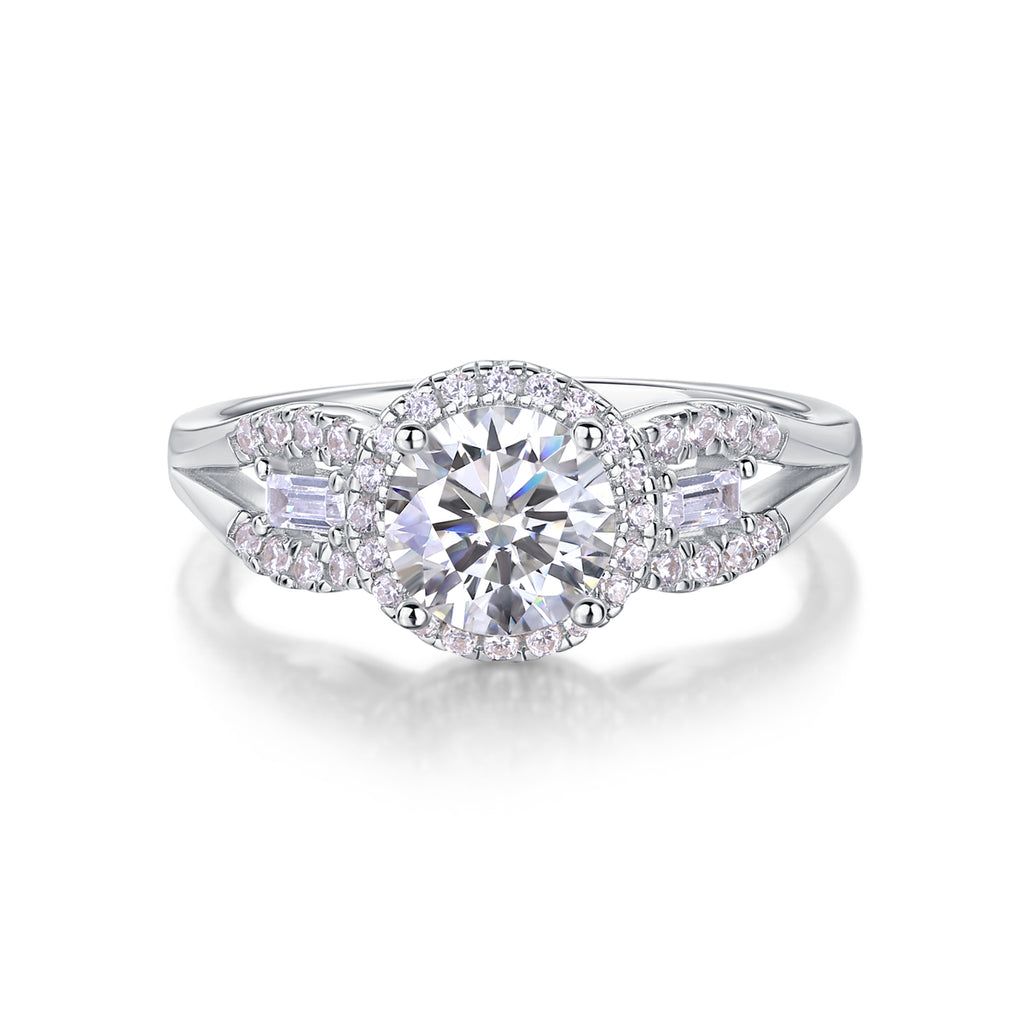 Luxury Fashion Large Diamond Wedding Ring