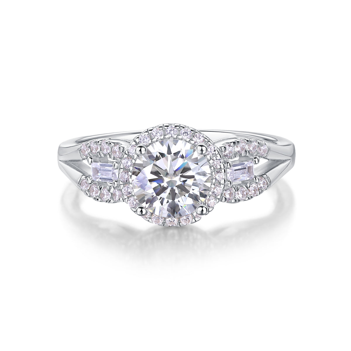 Luxury Fashion Large Diamond Wedding Ring
