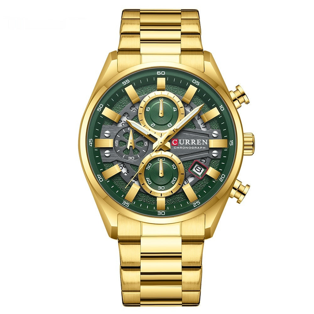 Men's Sporty Multifunctional Fashion Watch | 12mm | 5 Color Combinations | Bold Statement Watch