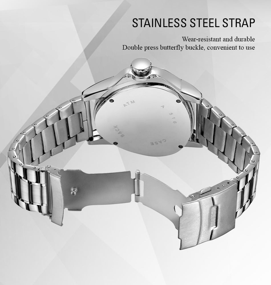 European Men's Fashion Business Watch | 3 Styles | Alloy | Classic Dress Watch