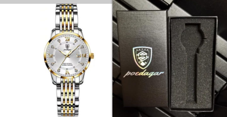 Sapphire Crystal Men's Watch | Seiko Movement | Luminous Calendar | 50M