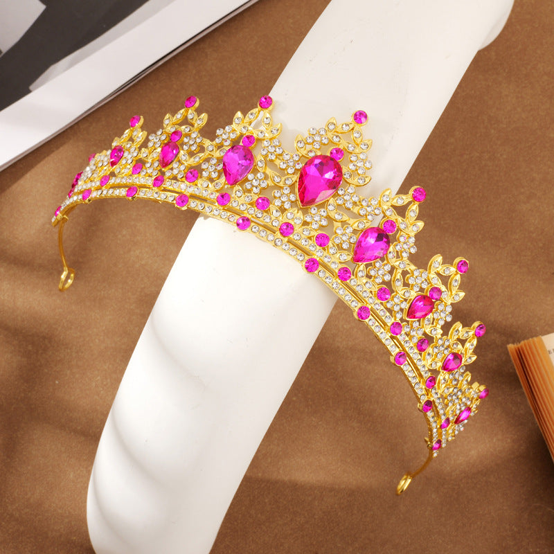 Wedding Crown Headdress | 18 Colors | Gold & Silver | Korean Style | Bridal & Occasion