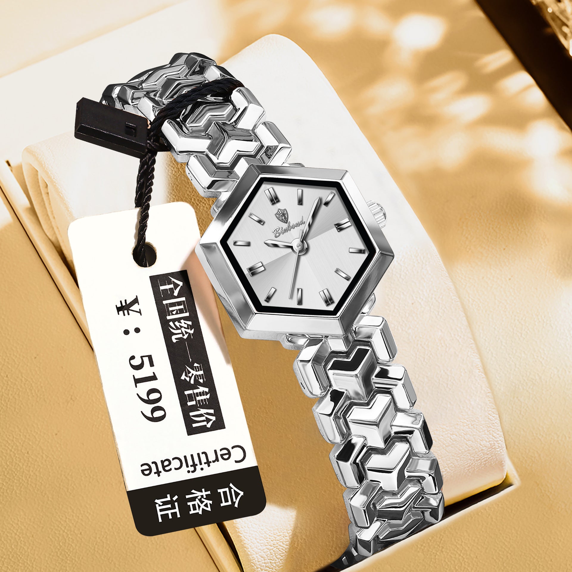Women's Octagonal Quartz Watch | Waterproof | 9 Color Combinations