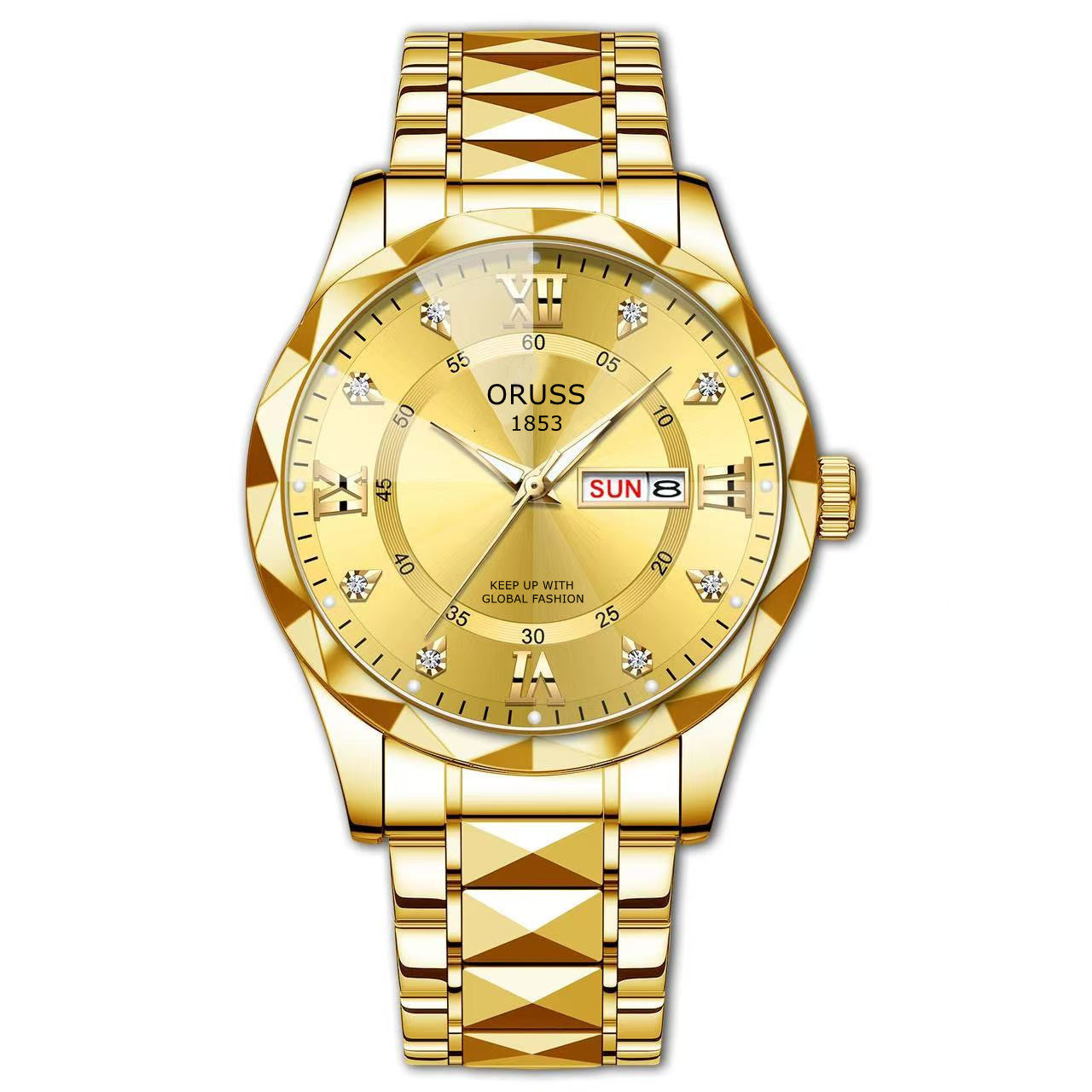 Men's Dual-Calendar Sporty Quartz Watch | 12 Styles | Gold & Silver | Everyday Statement Watch