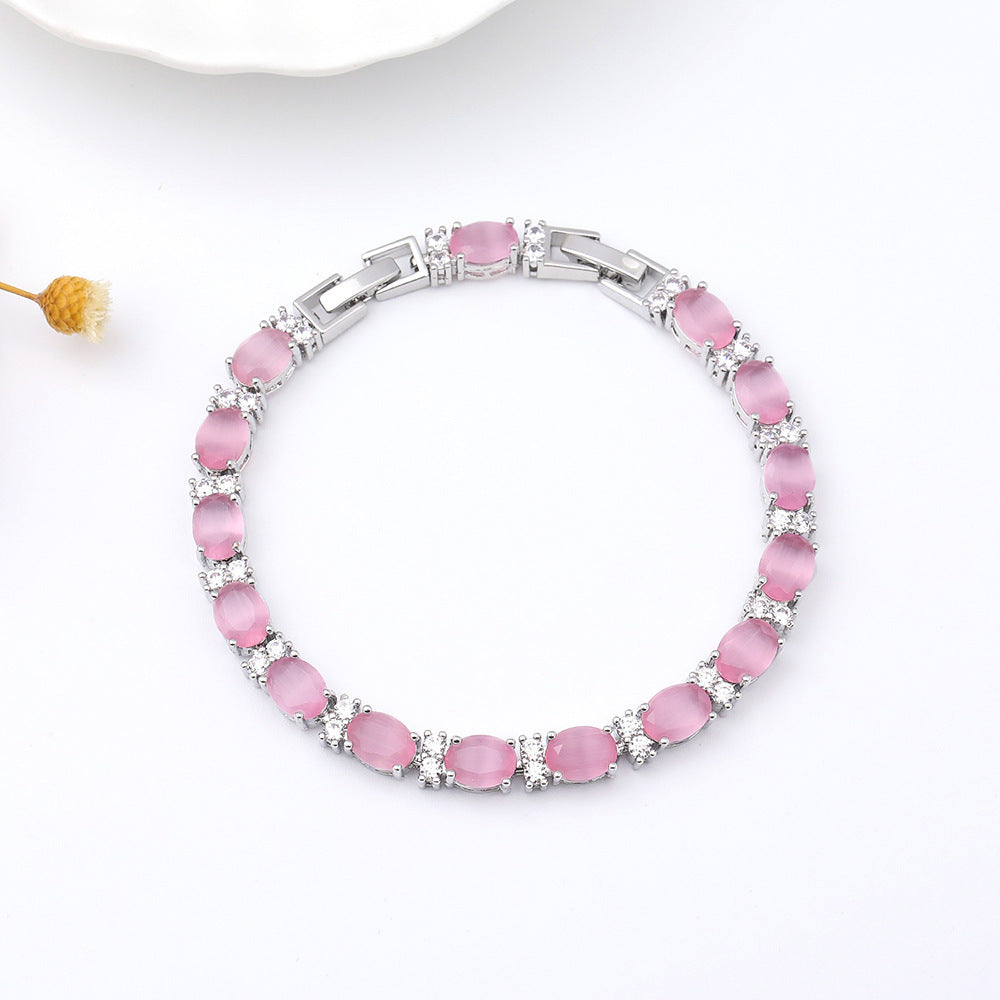 Summer Crystal Colored Zircon Bracelet | 21 Styles | Seasonal Sparkle
