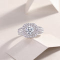 Starry Sky Crown - A Fashionable Jewelry Ring with 1-carat Moissan Diamond
