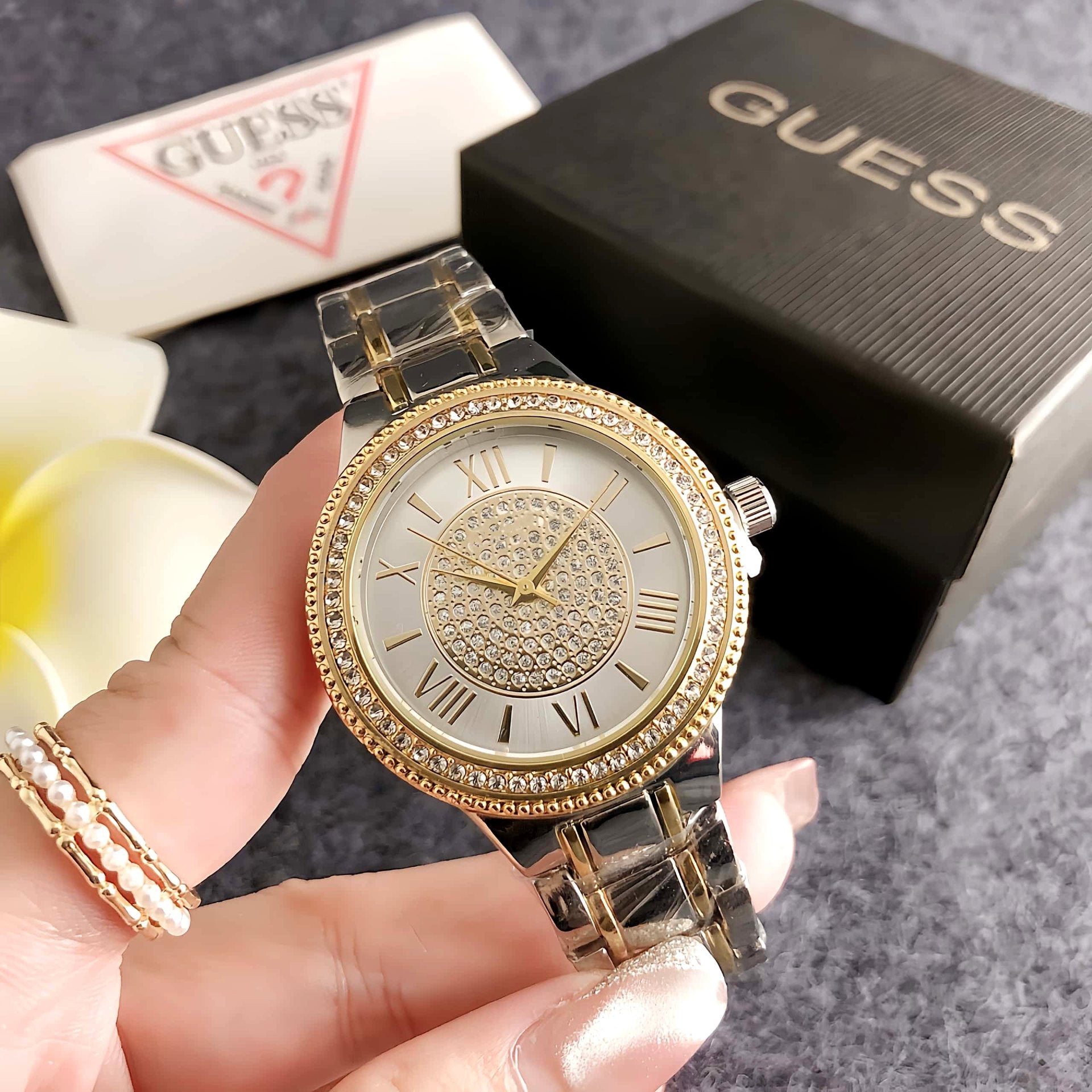 Women's Large-Dial Fashion Watch | Niche Art Piece | 5 Colors | Silver Gold Rose Gold