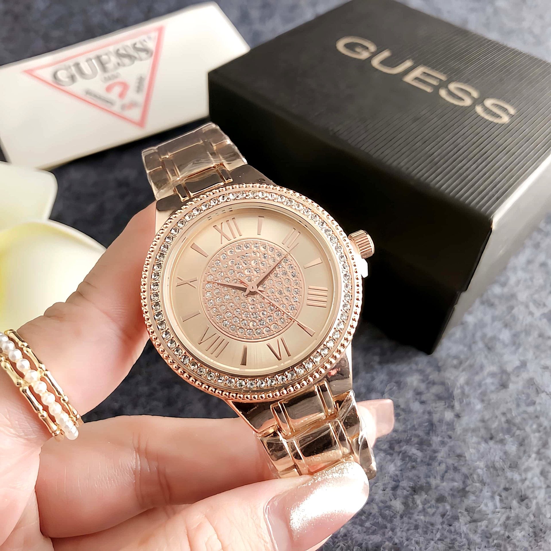 Women's Large-Dial Fashion Watch | Niche Art Piece | 5 Colors | Silver Gold Rose Gold