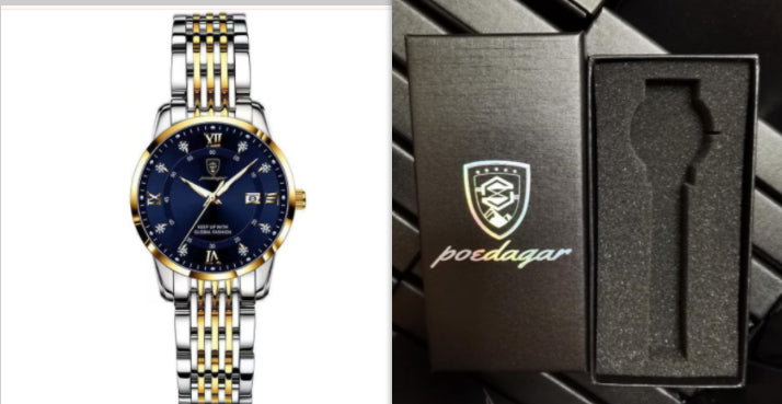 Sapphire Crystal Men's Watch | Seiko Movement | Luminous Calendar | 50M