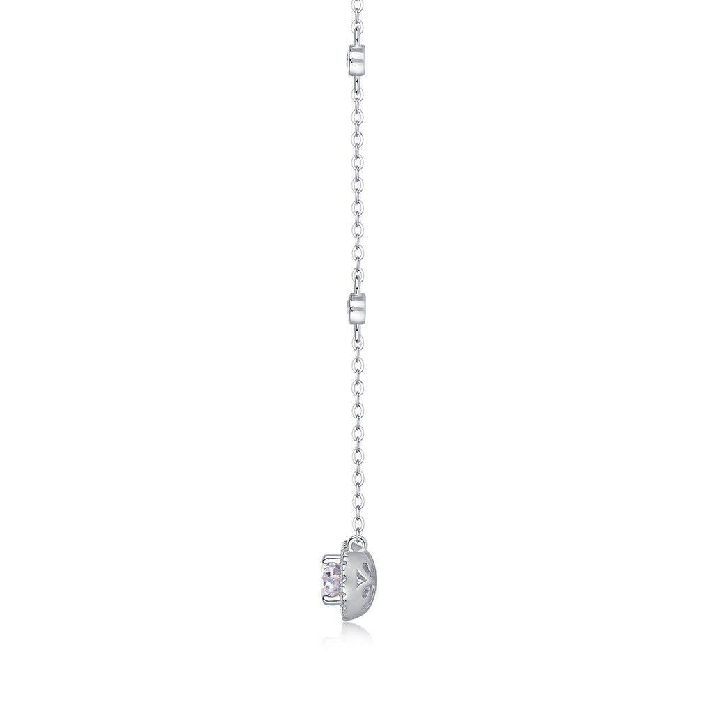 White Summer Night - A Fashionable And Luxurious Diamond Jewelry Pendant Set