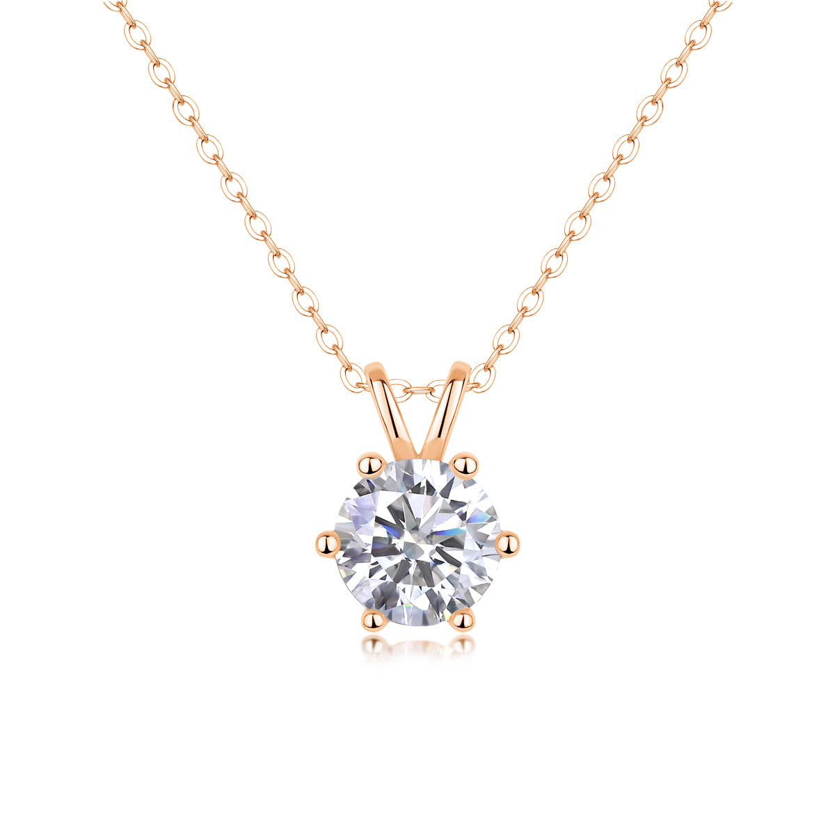 Romantic Mark - Luxurious Diamond Jewelry Pendant Set With 2-carat Moissanite