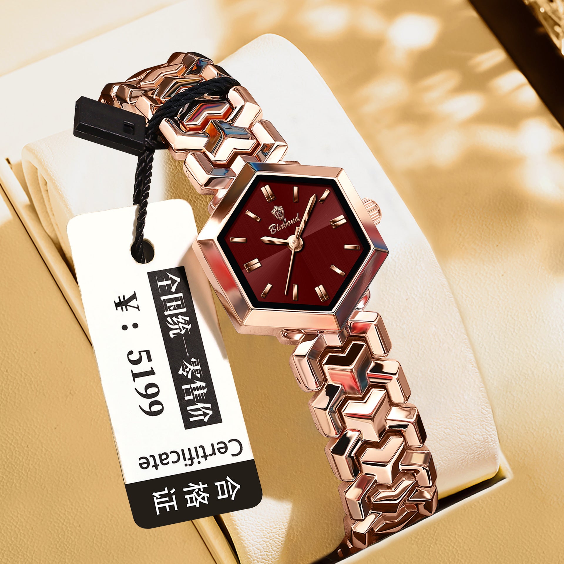 Women's Octagonal Quartz Watch | Waterproof | 9 Color Combinations