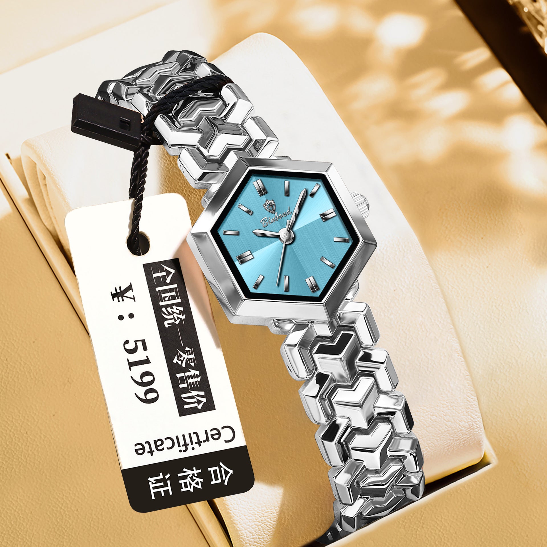Women's Octagonal Quartz Watch | Waterproof | 9 Color Combinations