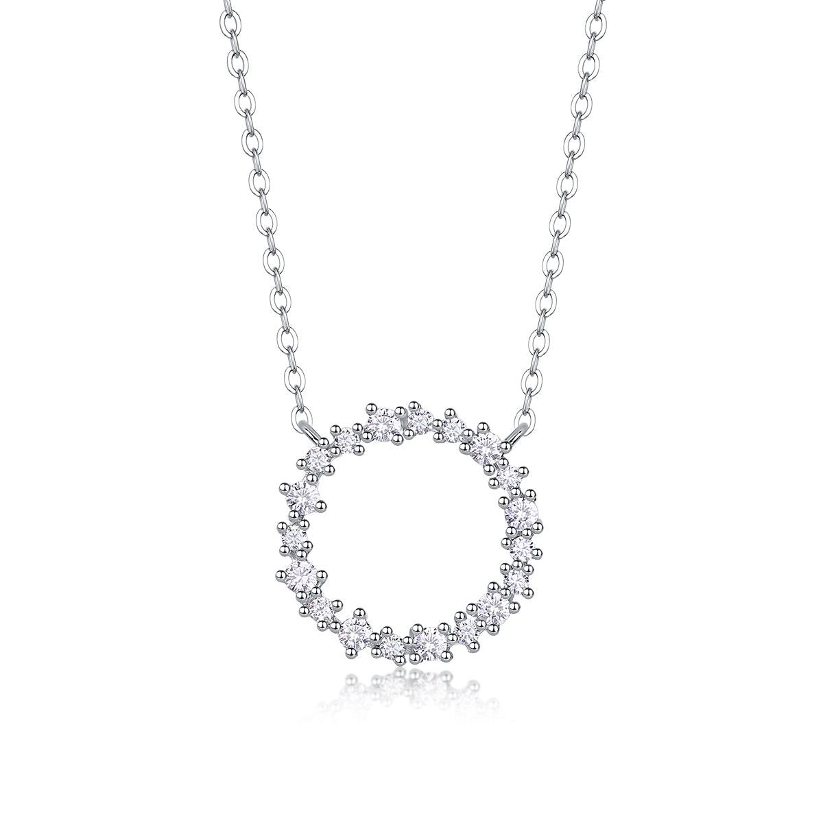 Emerald Water Ripples - Luxurious Diamond Jewelry Pendant Set