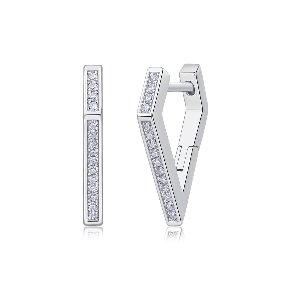 Coronation - Fashionable And Luxurious Diamond Jewelry Stud Earrings
