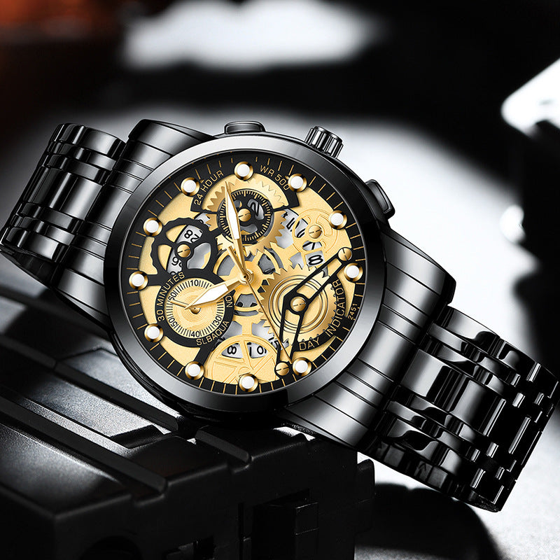 Men's Hollow Skeleton Business Watch | 41mm | 7 Colors