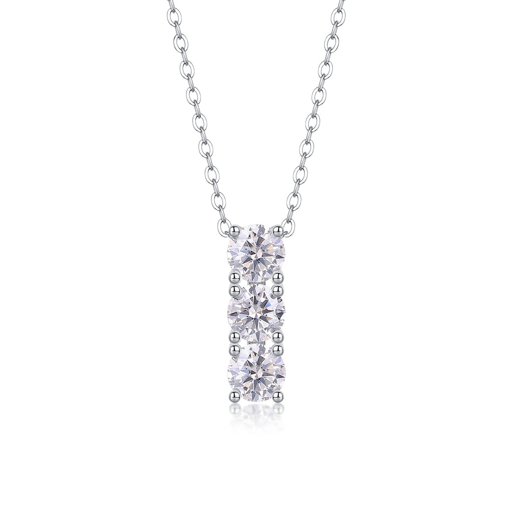 Round - A Fashionable And Luxurious Diamond Jewelry Pendant With 0.5-carat Moissan Diamonds