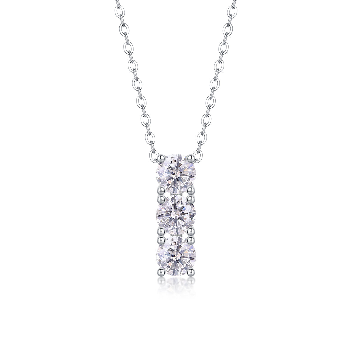 Round - A Fashionable And Luxurious Diamond Jewelry Pendant With 0.5-carat Moissan Diamonds