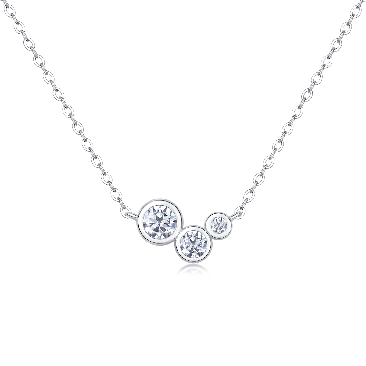 White Dew -  Luxurious Diamond Jewelry Pendant Set