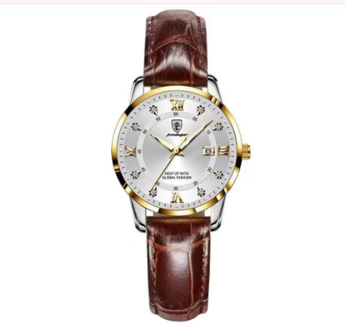 Sapphire Crystal Men's Watch | Seiko Movement | Luminous Calendar | 50M