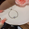 Full Zircon Square Bangle | Light Luxury | Niche Design | Women's Gift
