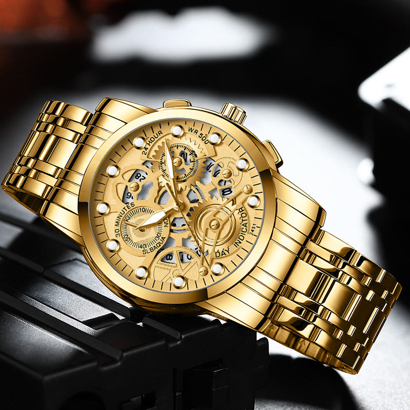 Men's Hollow Skeleton Business Watch | 41mm | 7 Colors