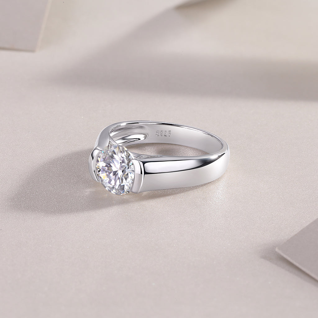 The Love Of Your Life - 2-Carat Moissanite Wedding Ring