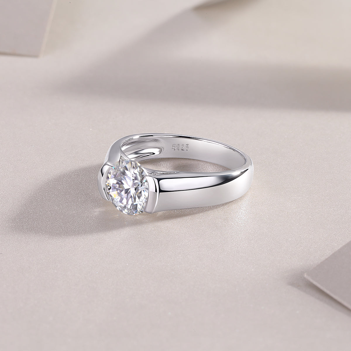 The Love Of Your Life - 2-Carat Moissanite Wedding Ring