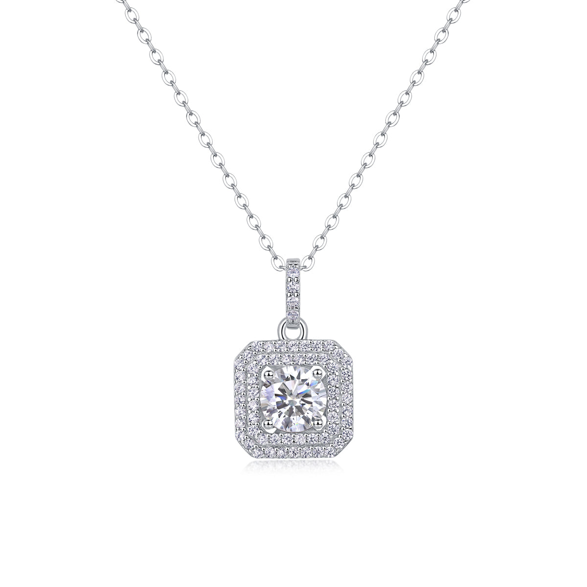 Sugar Diamond - A Fashionable And Luxurious Diamond Jewelry With 1-carat Moissanite Pendant