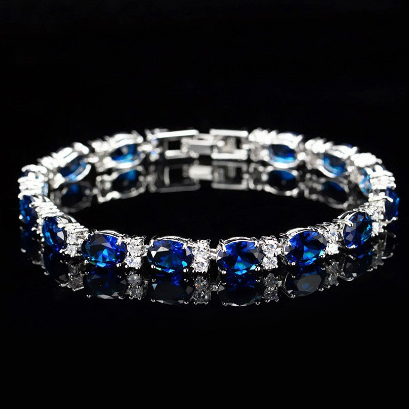Summer Crystal Colored Zircon Bracelet | 21 Styles | Seasonal Sparkle