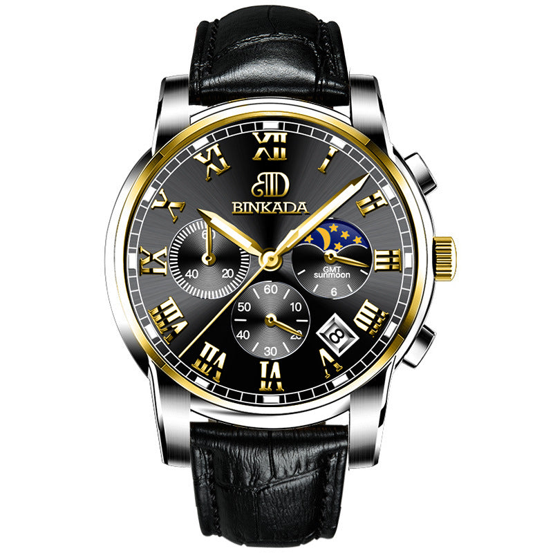Men's Fashion Quartz Watch | Stainless Steel | Leather & Steel Belt | 8 Styles
