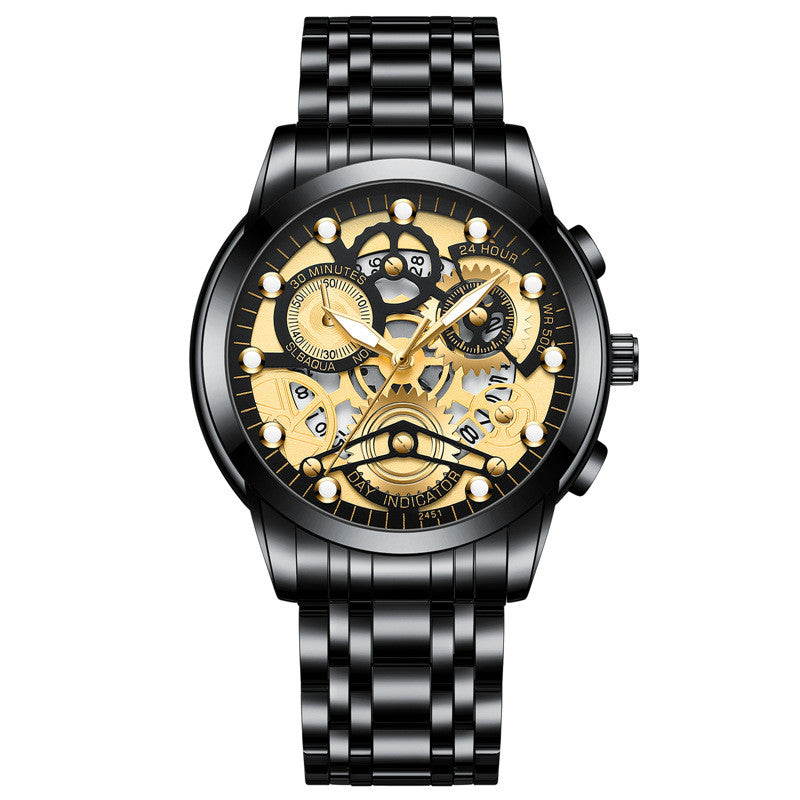 Men's Hollow Skeleton Business Watch | 41mm | 7 Colors