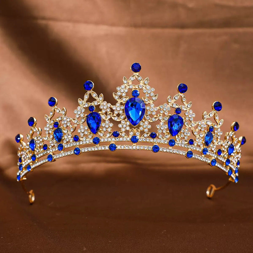 Wedding Crown Headdress | 18 Colors | Gold & Silver | Korean Style | Bridal & Occasion
