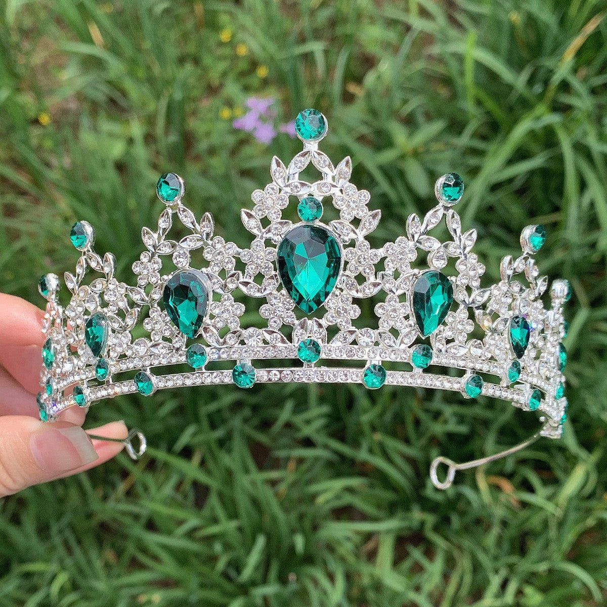 Wedding Crown Headdress | 18 Colors | Gold & Silver | Korean Style | Bridal & Occasion