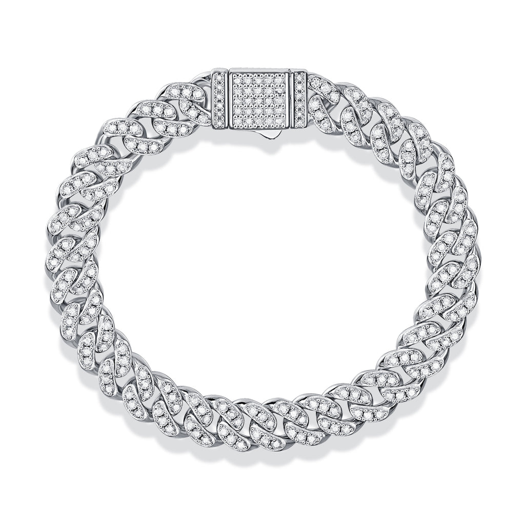 The Light Of Faith Luxury Fashion Mossan Diamond Bracelet
