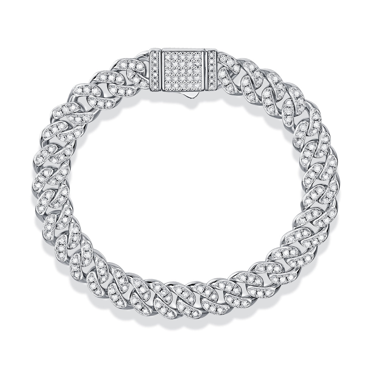 The Light Of Faith Luxury Fashion Mossan Diamond Bracelet