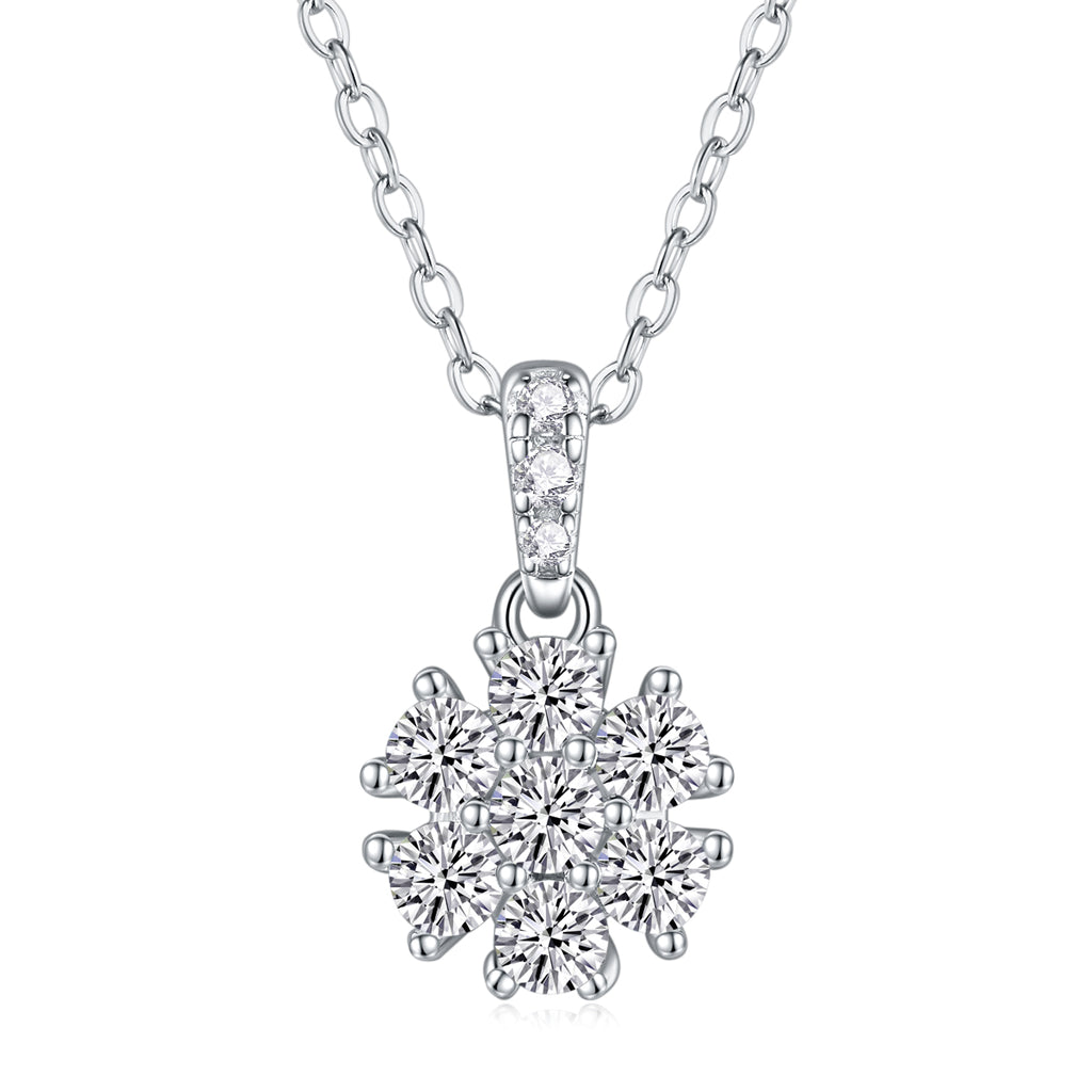 Snowflake Dance - A Fashionable And Luxurious Diamond Jewelry Pendant Set
