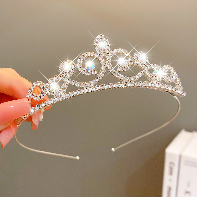 Multicolor Pearl Crown Headband | Rhinestone & Pearl | 15 Styles | Korean Handmade | Bridal & Party