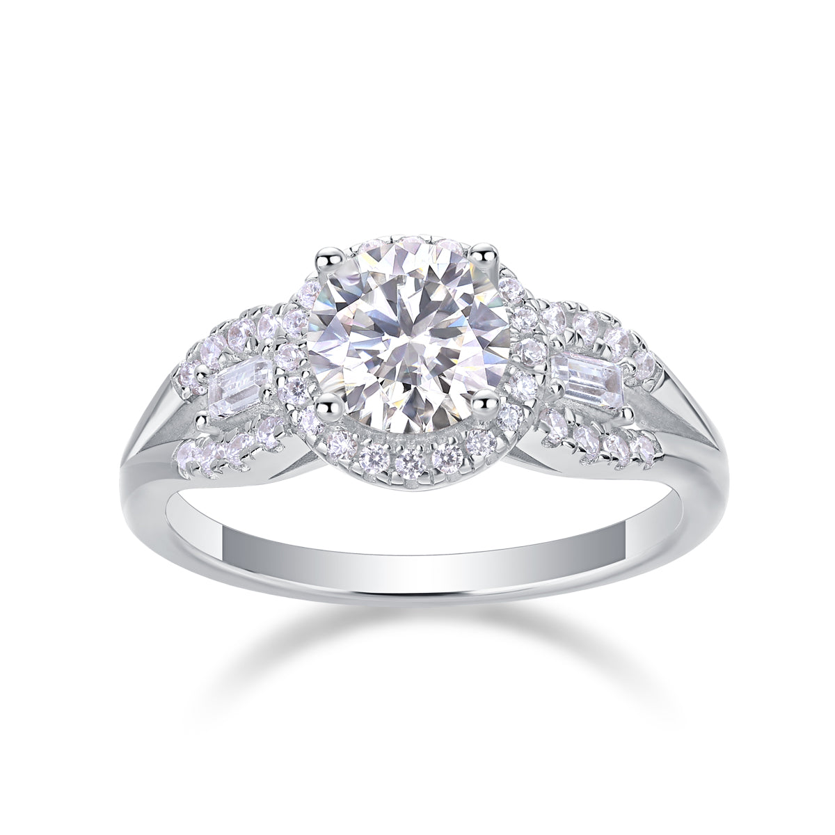 Luxury Fashion Large Diamond Wedding Ring