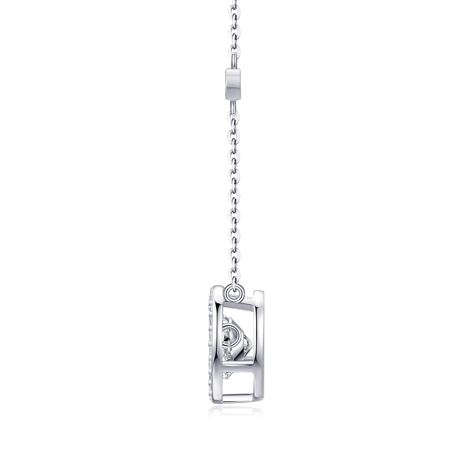 Mobius - A Fashionable And Luxurious Diamond Jewelry, With 1-carat Moissanite Pendant