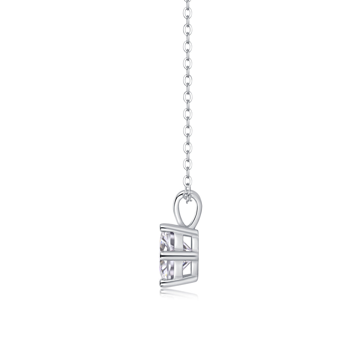 Romantic Mark - Luxurious Diamond Jewelry Pendant Set With 2-carat Moissanite