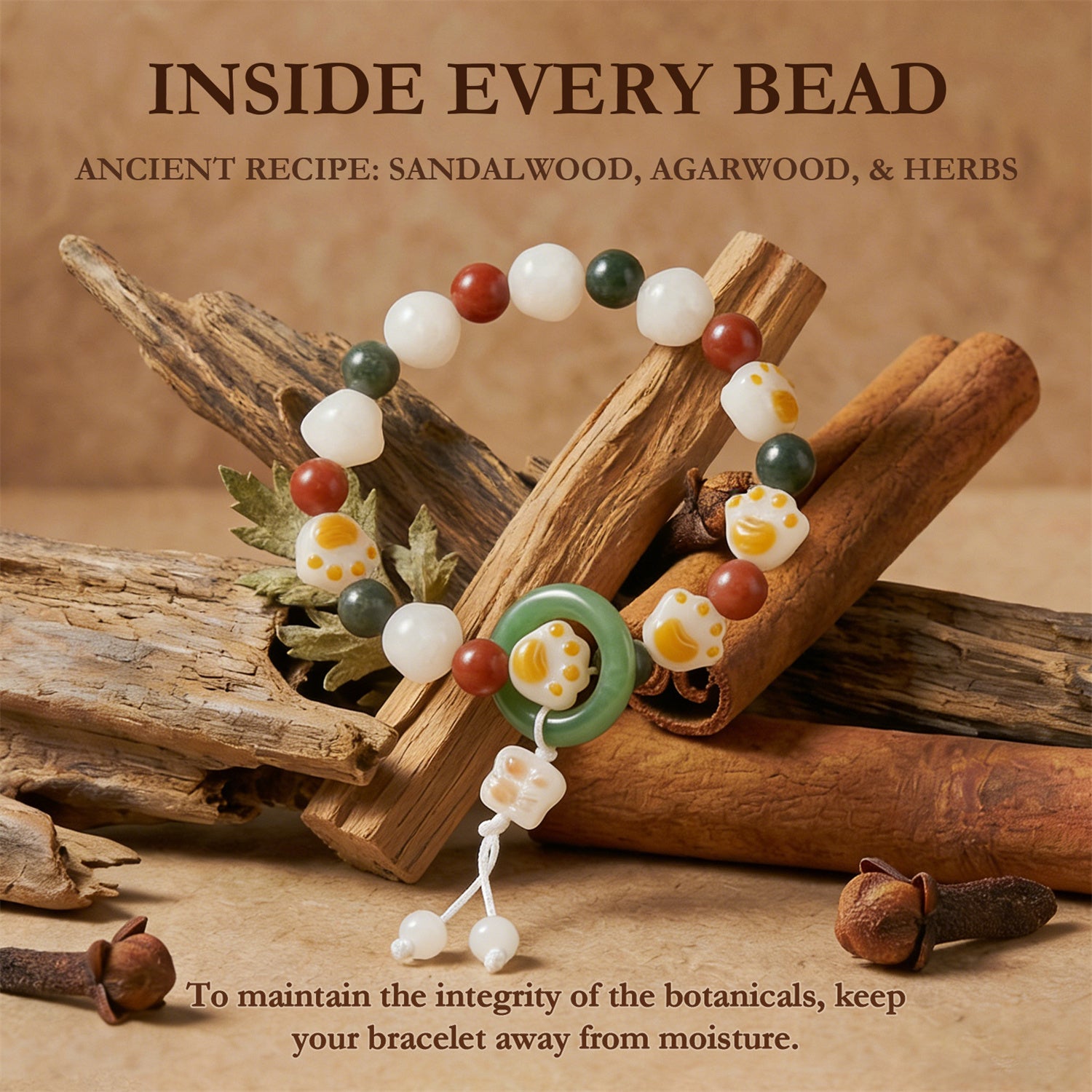 Five Elements Wu Xing Bracelet | TCM Feng Shui | Natural Stone | Wearable Qi Harmonizer